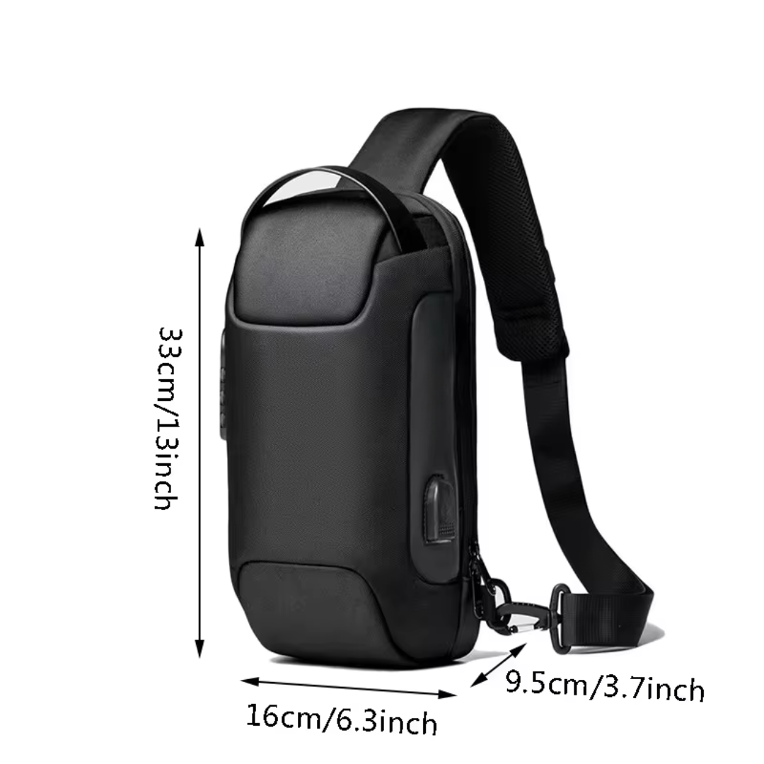 Cortina | Anti-Theft Crossbody Bag With USB Charging — Secure, Stylish and Practical | Lersk