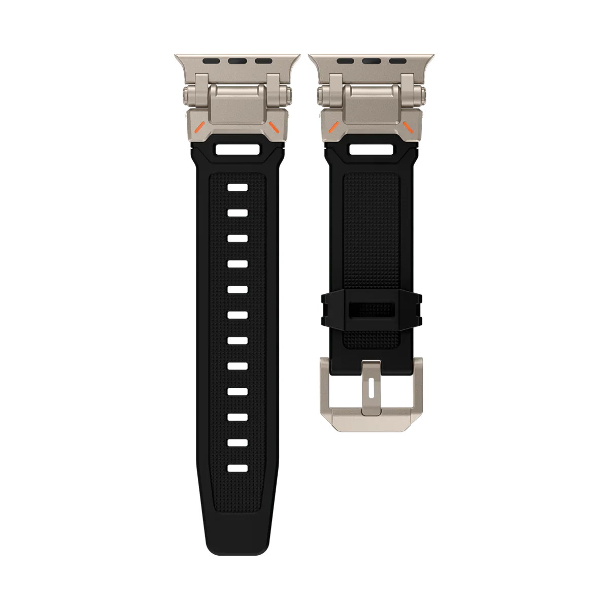 Meron Titanium-Head Silicone Band for Apple Watch | Lersk