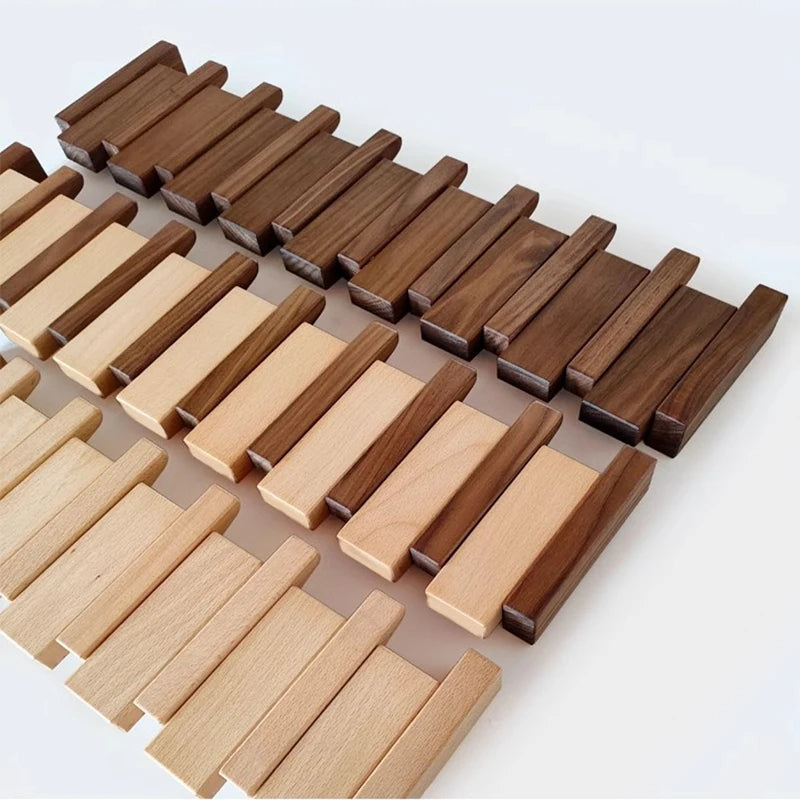 Cabide de Piano Artesanal Organizador de Madeira de Luxo para Casas | Lersk