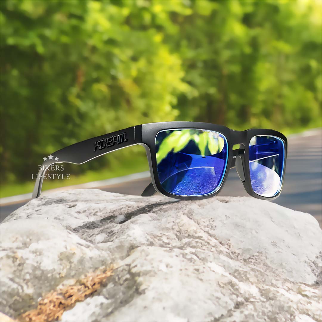 Lunettes de soleil polarisées UrbanGuard anti-lumière bleue pour motards | Lersk