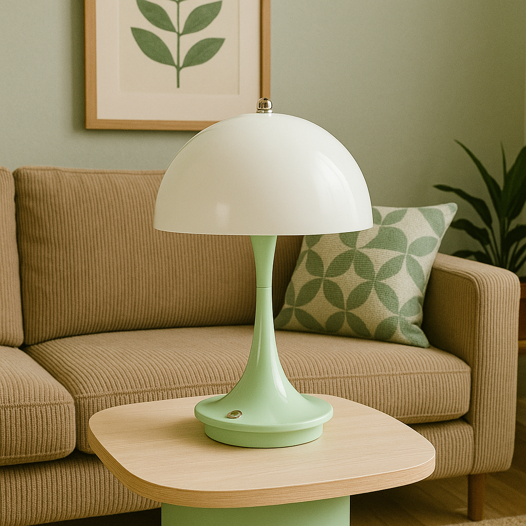 Mushroom Table Lamp With Soft Warm Ambient Lighting For Cosy Spaces | Lersk