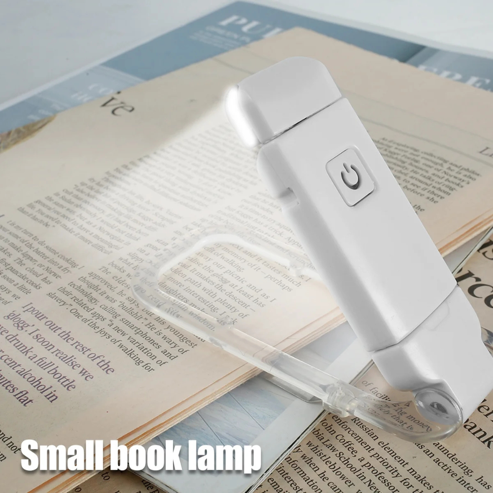 LumaLeaf USB wiederaufladbare, verstellbare LED-Klemmleuchte für Bücher | Lersk