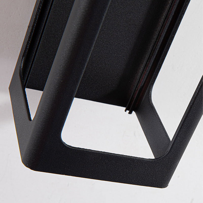 Lampada da parete esterna geometrica Aureto moderna impermeabile IP65 | Lersk