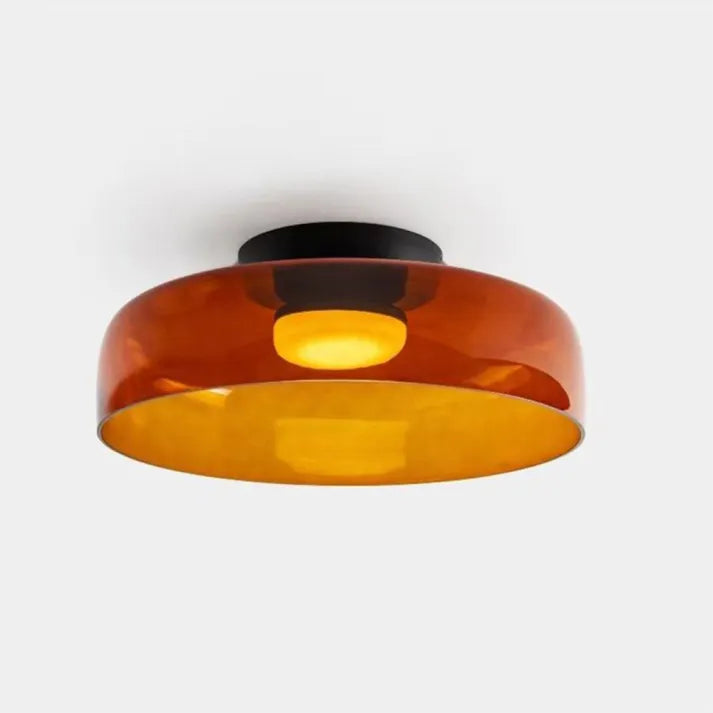 Lumenweave Nordic Ceiling Light With Handcrafted Glass Shade | Lersk