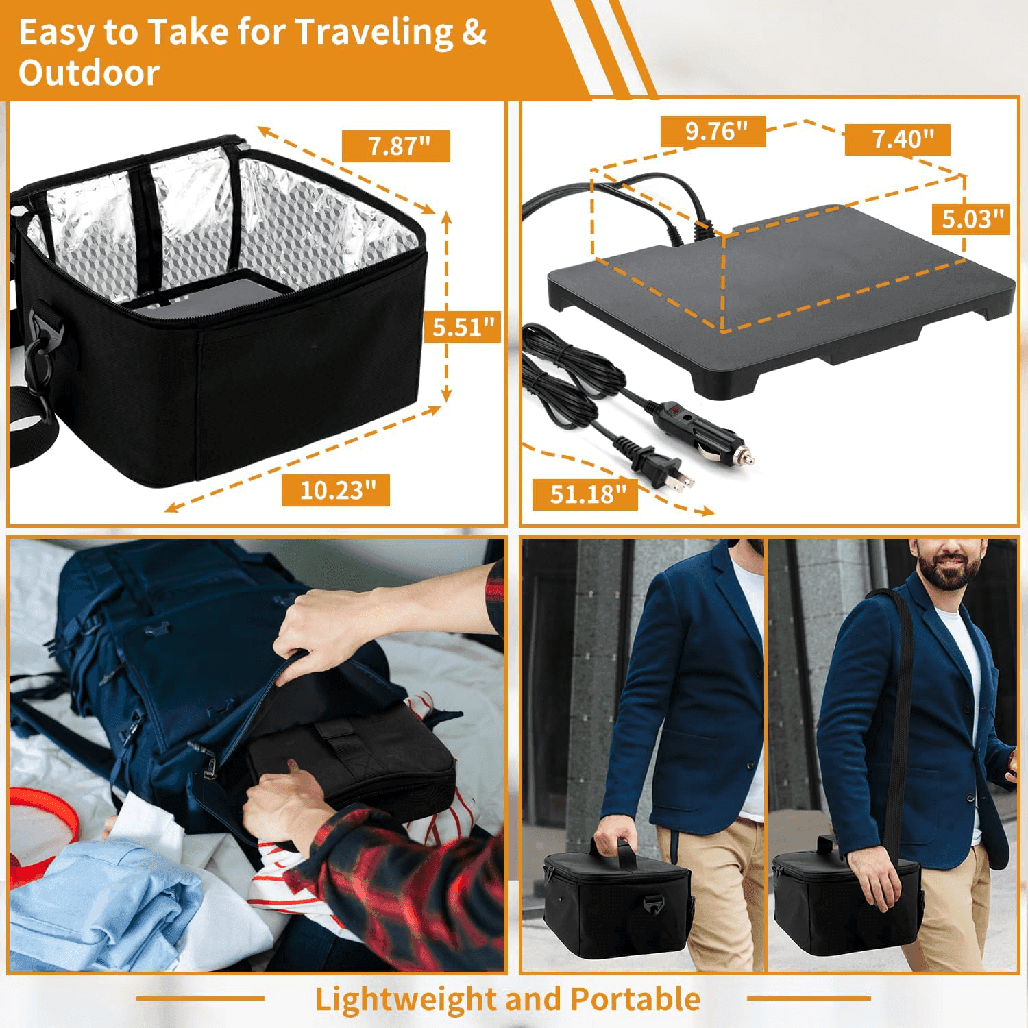 Portable Electric Lunch Box Heats Meals On The Go Pro | Lersk