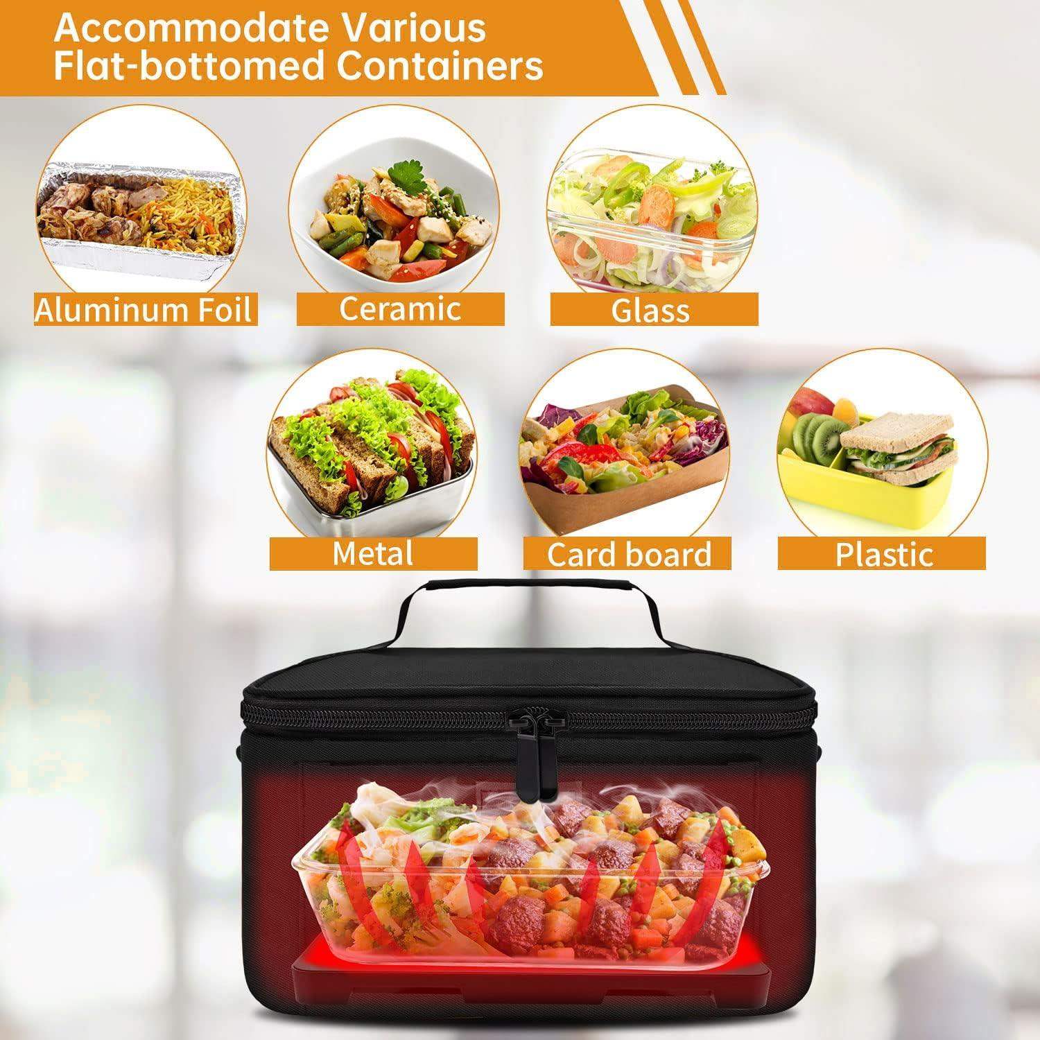 Portable Electric Lunch Box Heats Meals On The Go Pro | Lersk