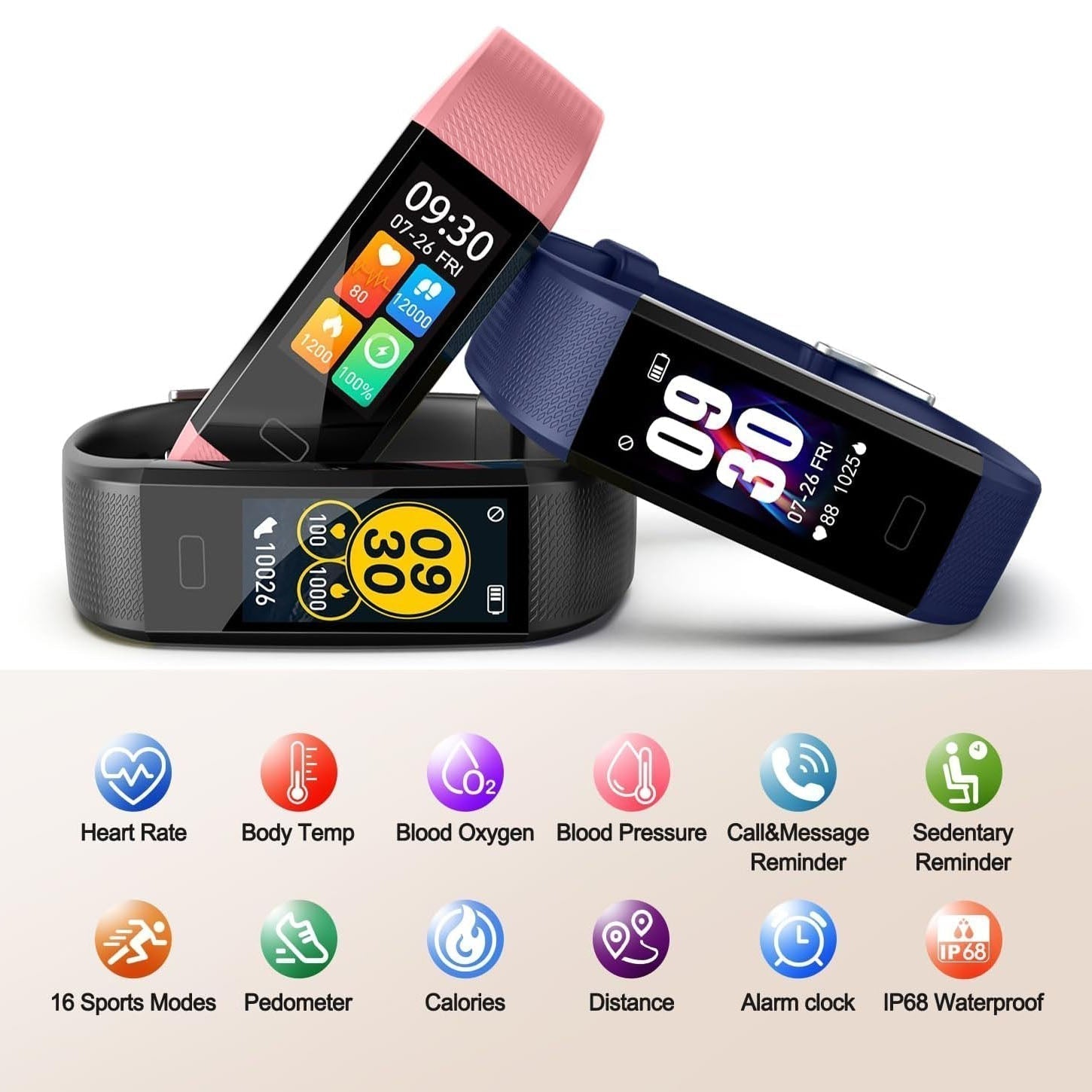 Luma Smartwatch Waterproof BP Heart Rate Sleep Tracker | Lersk