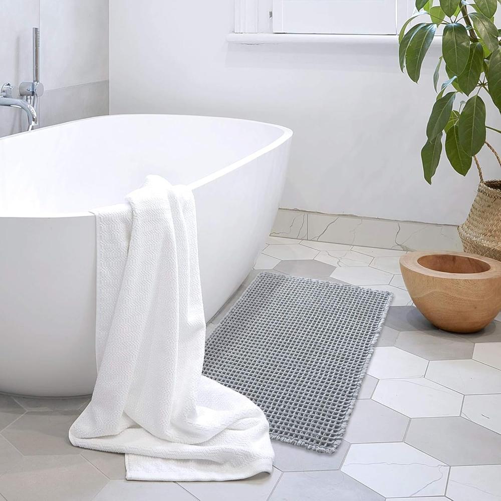 Waffle Weave Bath Mat | Lersk