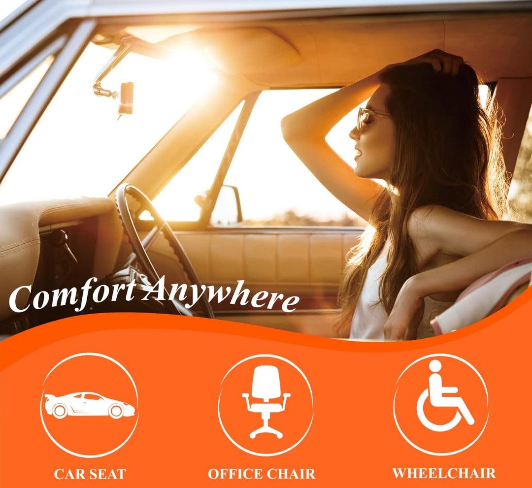 Polštářek z paměťové pěny do auta pro pohodlné řízení a dlouhé jízdy každý den | Lersk