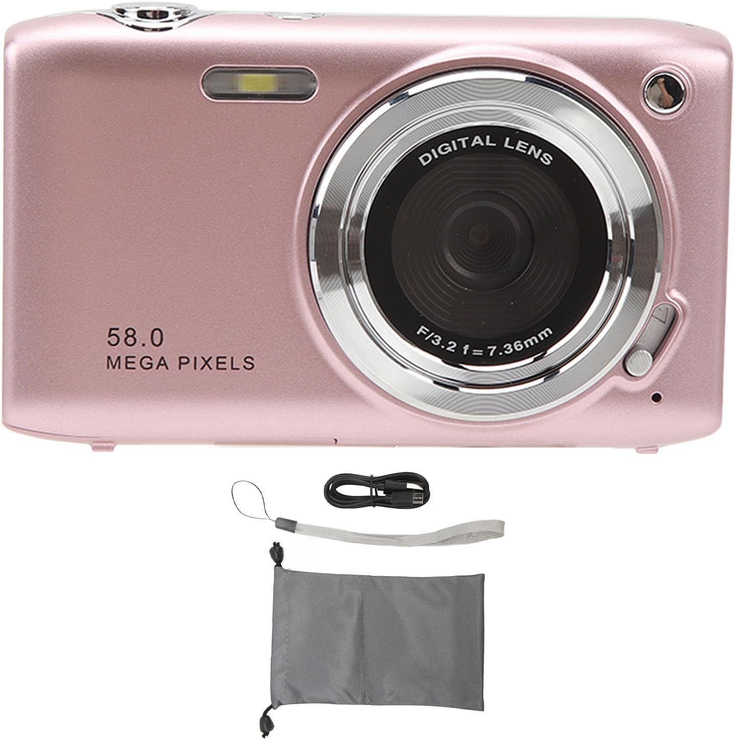 Lumora 4K kompaktní digitální fotoaparát s 58MP fotografiemi a 16× zoomem pro každodenní fotografování | Lersk