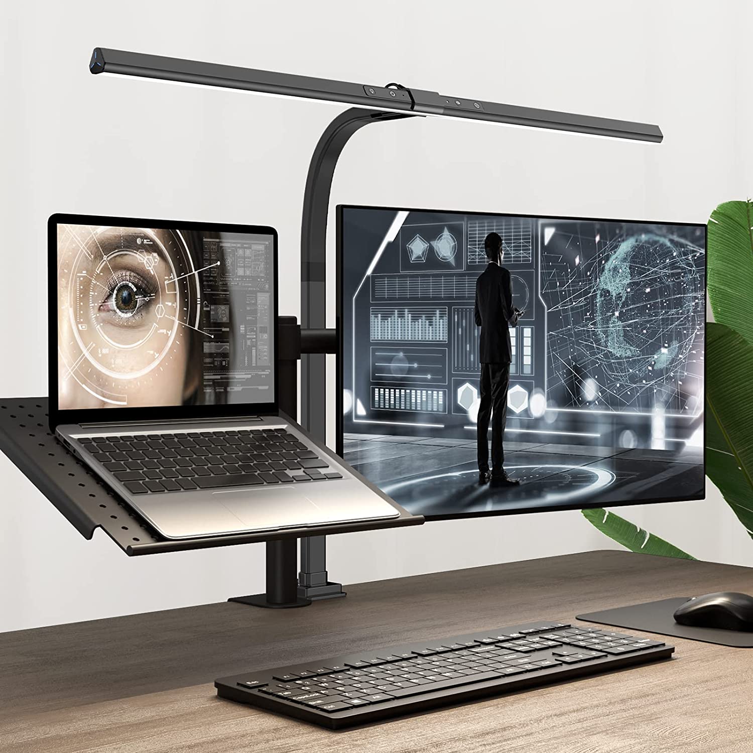 Lampe de bureau LED NovaClamp pour bureau moderne à domicile | Lersk
