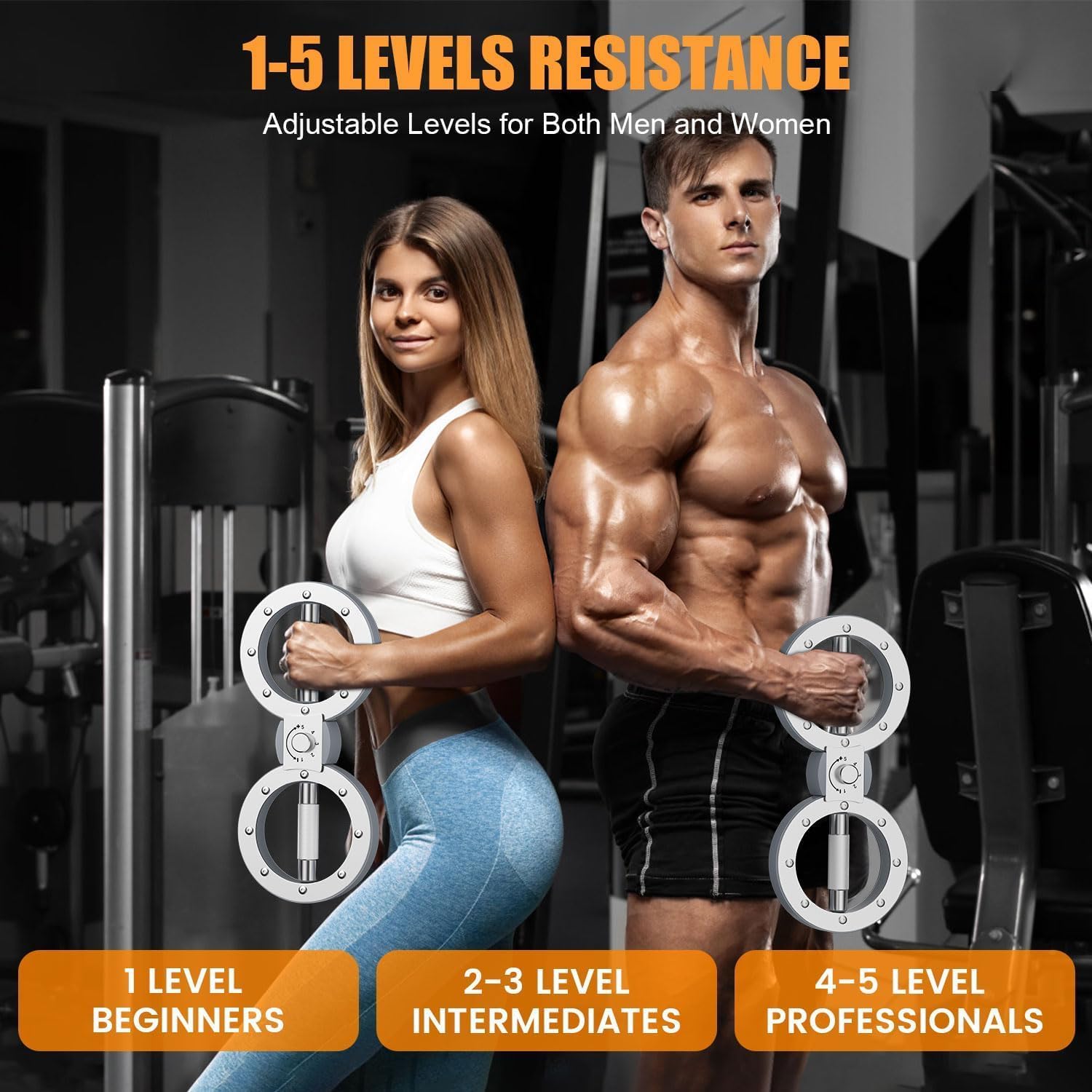 Twister Arm Exerciser With 12 Lb Adjustable Resistance And 360 Degree Rotation - Zeynor | Lersk