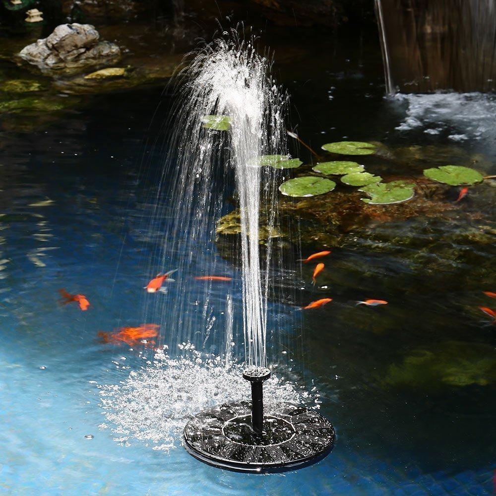 مضخة نافورة طاقة شمسية WaterSoft للبرك، أو حمام الطيور، أو تزيين الحدائق الخارجية | Lersk