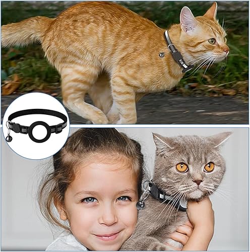 Collier GPS réfléchissant durable à libération rapide pour félins | Lersk
