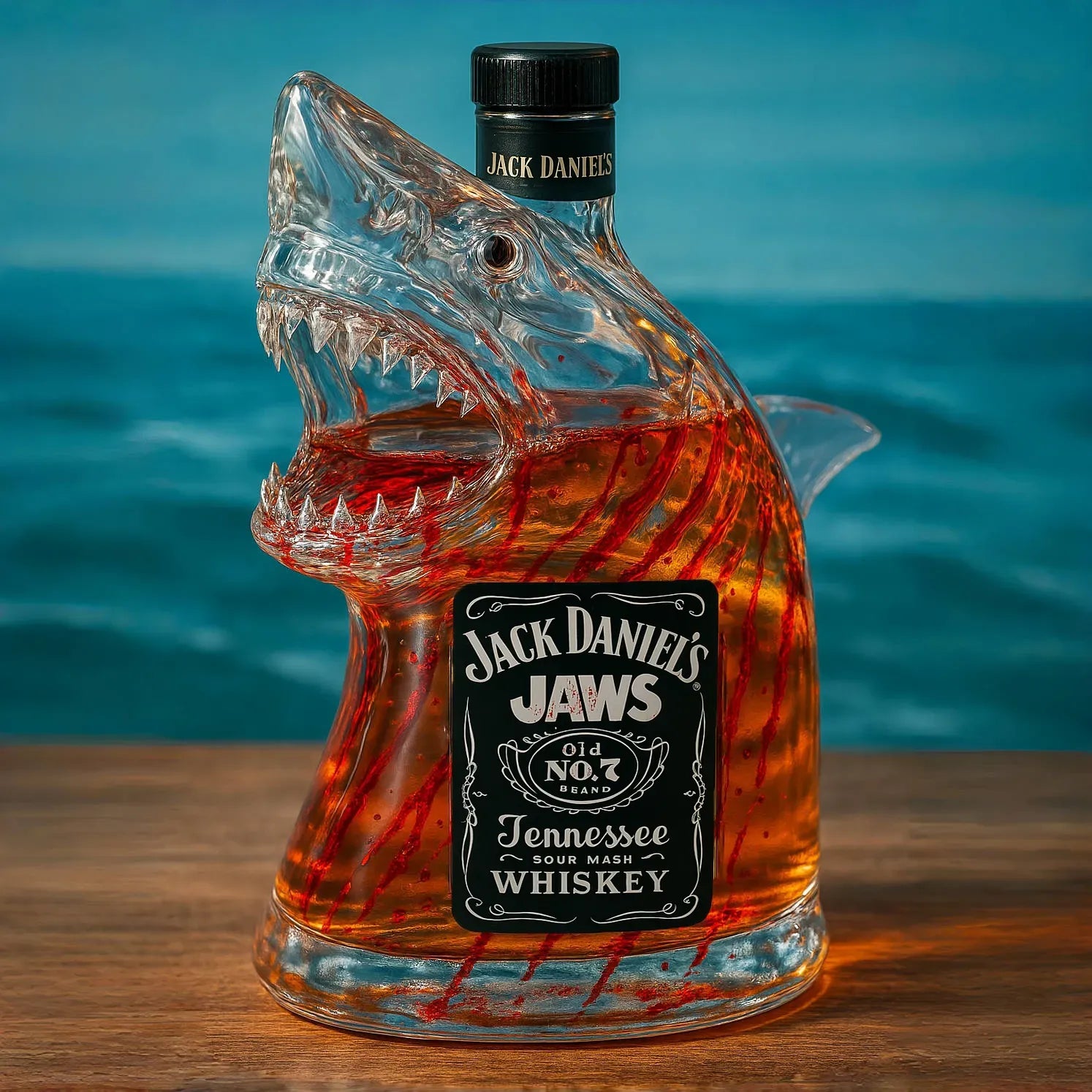 Shark Head Shaped Bottle Collectible From Movie Memorabilia | Lersk