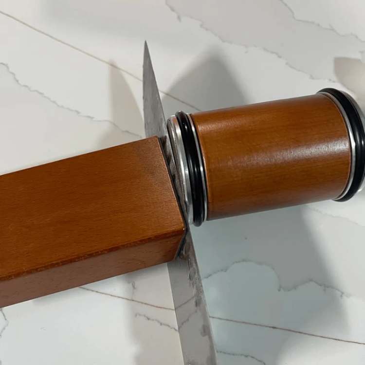 Ascuțitor cu role EdgeFlow Dual Grit pentru cuțite de bucătărie, restaurează lamele ascuțite | Lersk
