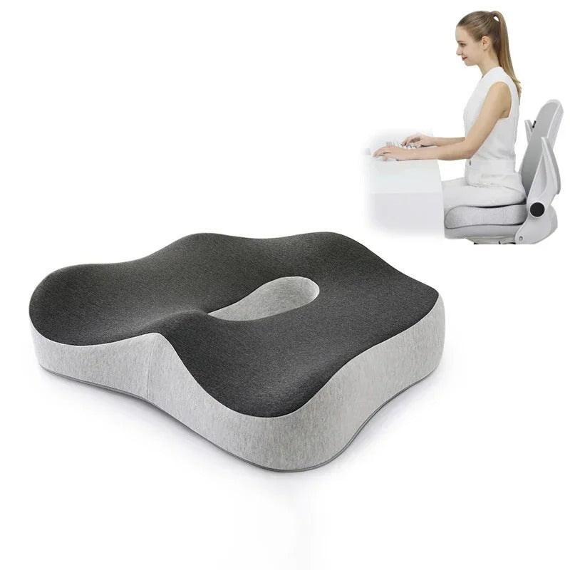 Coussin de siège en mousse à mémoire de forme NovaLum pour voiture et bureau | Lersk