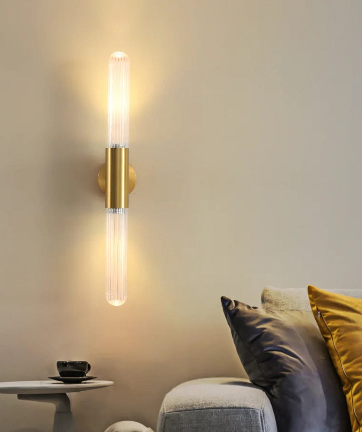 Nova Glass stojací lampa Skandinávský moderní domácí osvětlení elegance | Lersk