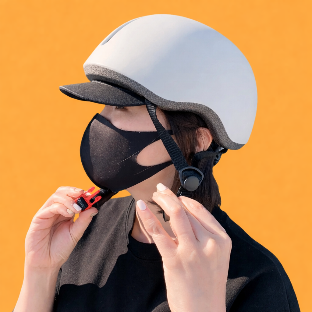 Urban Cycling Helmet with In-Mold PC Shell & Bug Net for City Bikes & E-Scooters | Lersk