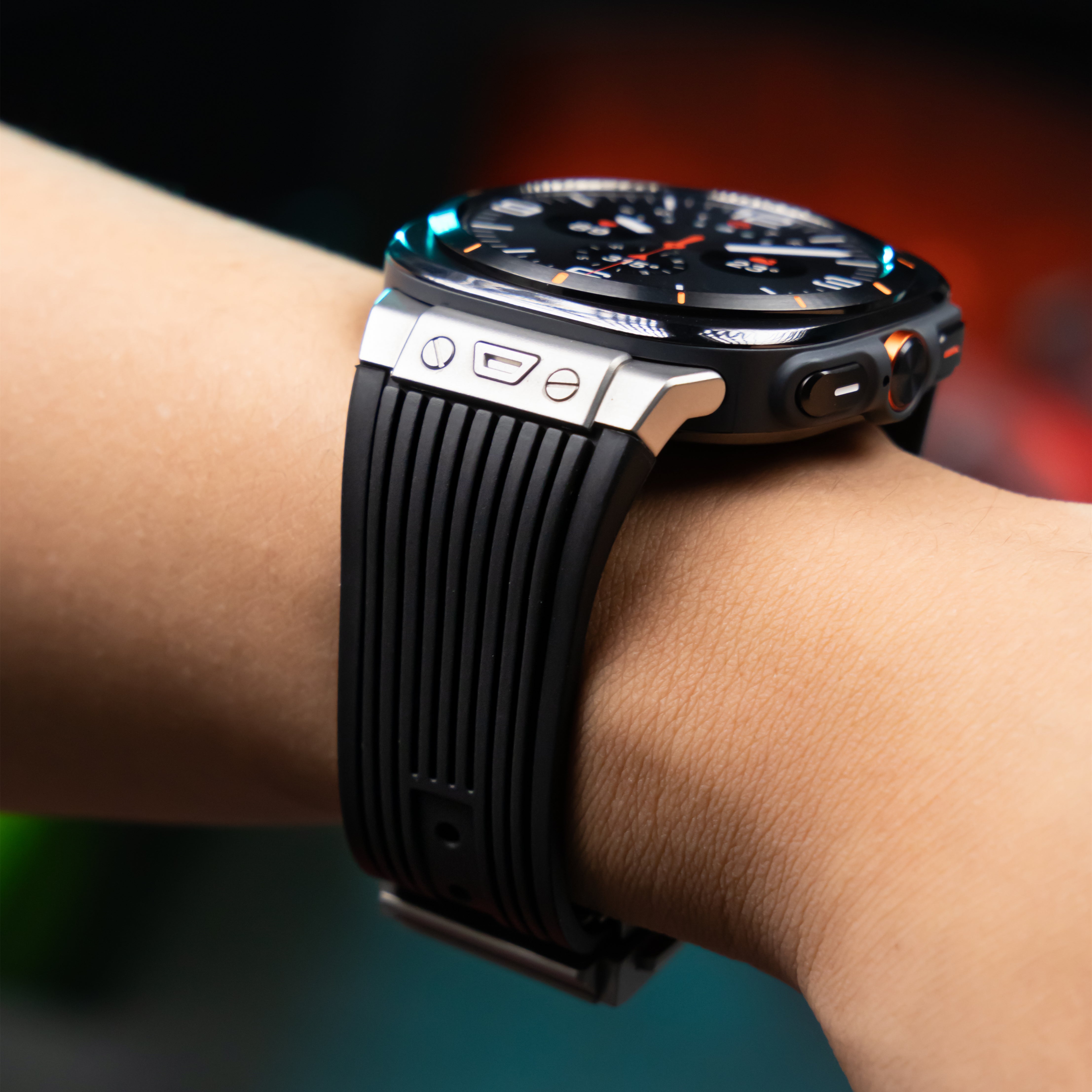 Mavero | Streamlined Silicone Strap For Samsung Watch Ultra | Lersk