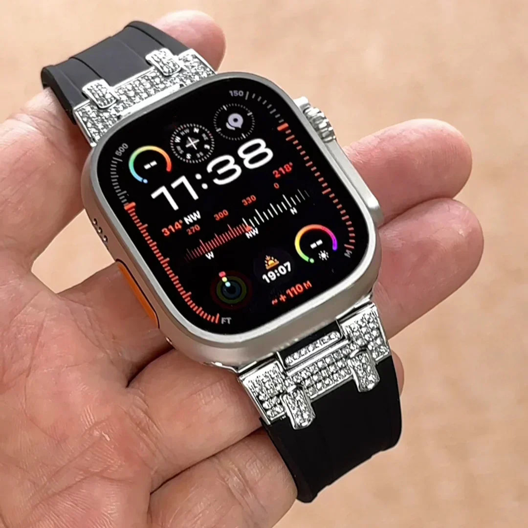 Lunara Silikon-Diamantring für Apple Watch | Lersk