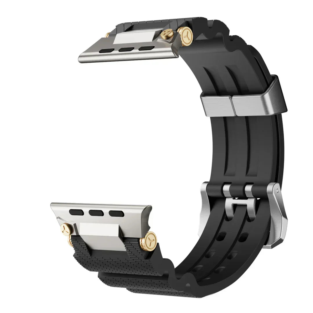 Cinturino in silicone stile meccanico ArloGear per Apple Watch | Lersk