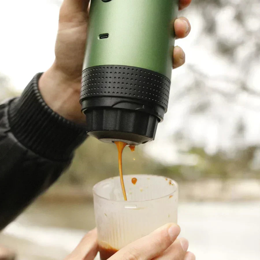 Máquina de Café Nano Portátil para Viajantes 20 Bar de Pressão Qualidade de Café | Lersk