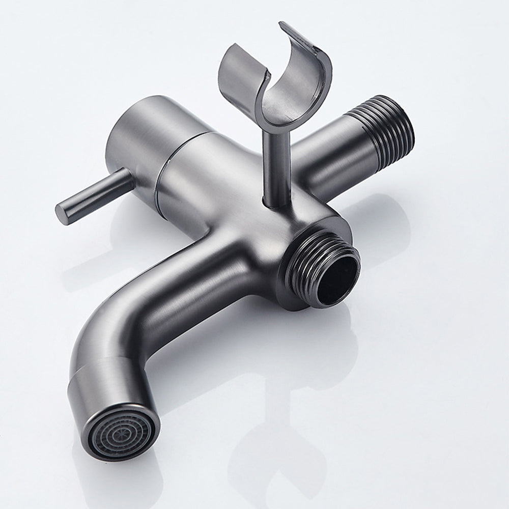 Gray Wall-Mount Bidet Kit with Handheld Sprayer | Lersk