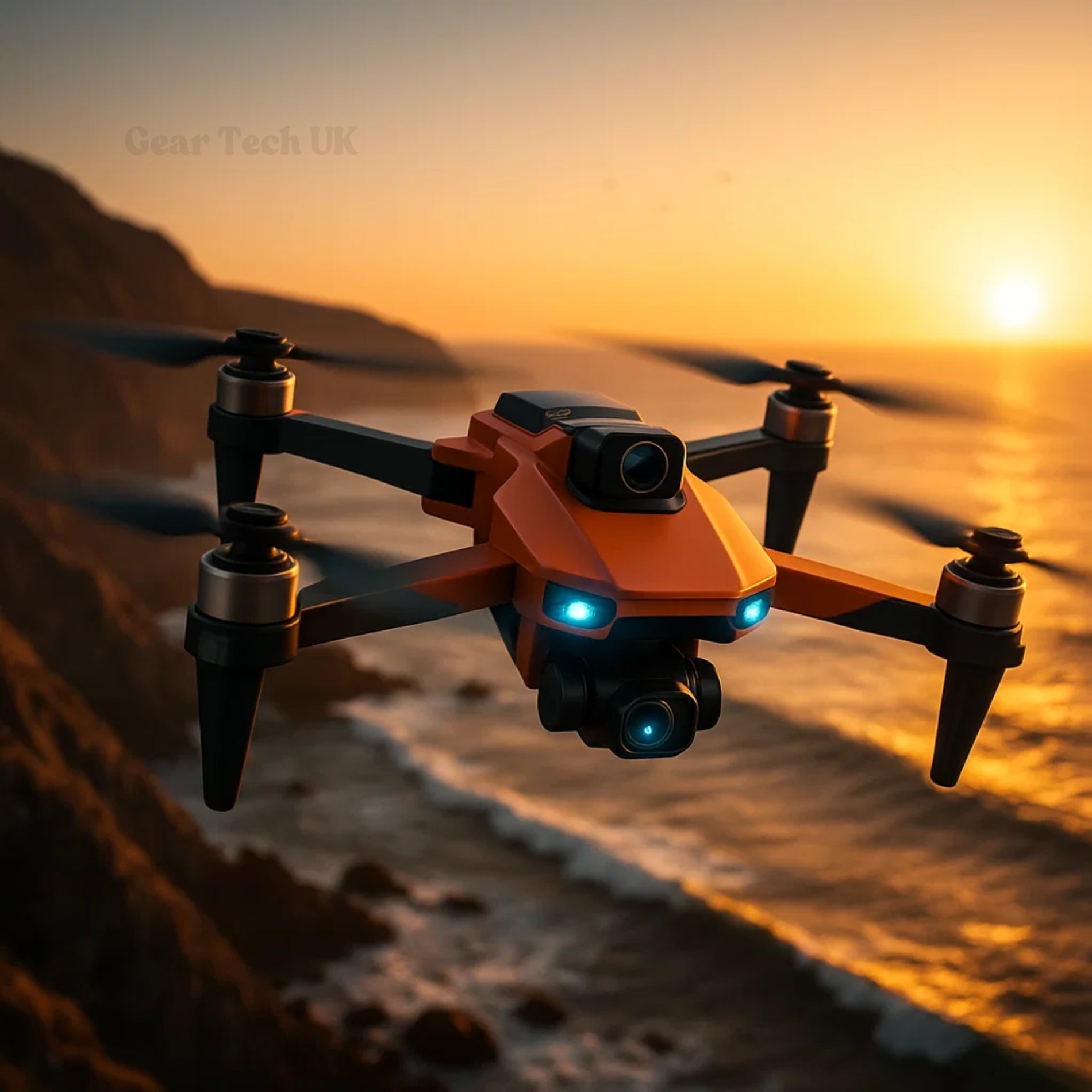 Altaris Aero Drone Pro med 8K dobbelt HD-kameraer og GPS lang batterilevetid | Lersk