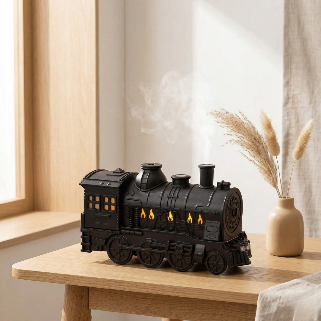 Luftbefeuchter im Zug-Design mit kühlem Nebel | Lersk