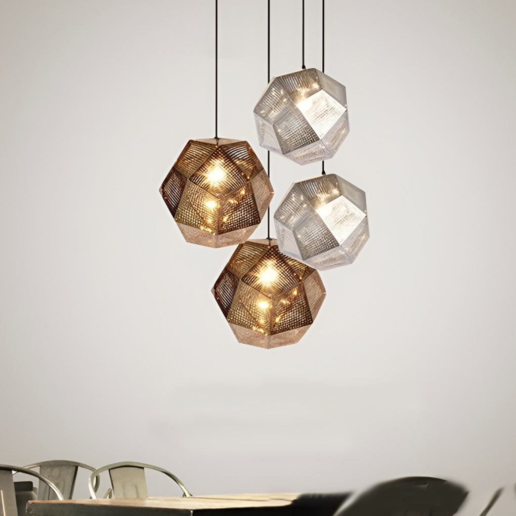 LichtDesign Geometrisk Rund Pendellampe Holdbar Metal Hjem | Lersk