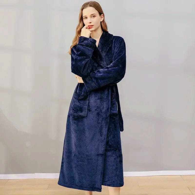 Albornoz de lujo unisex para calor en invierno y confort de spa en casa | Lersk