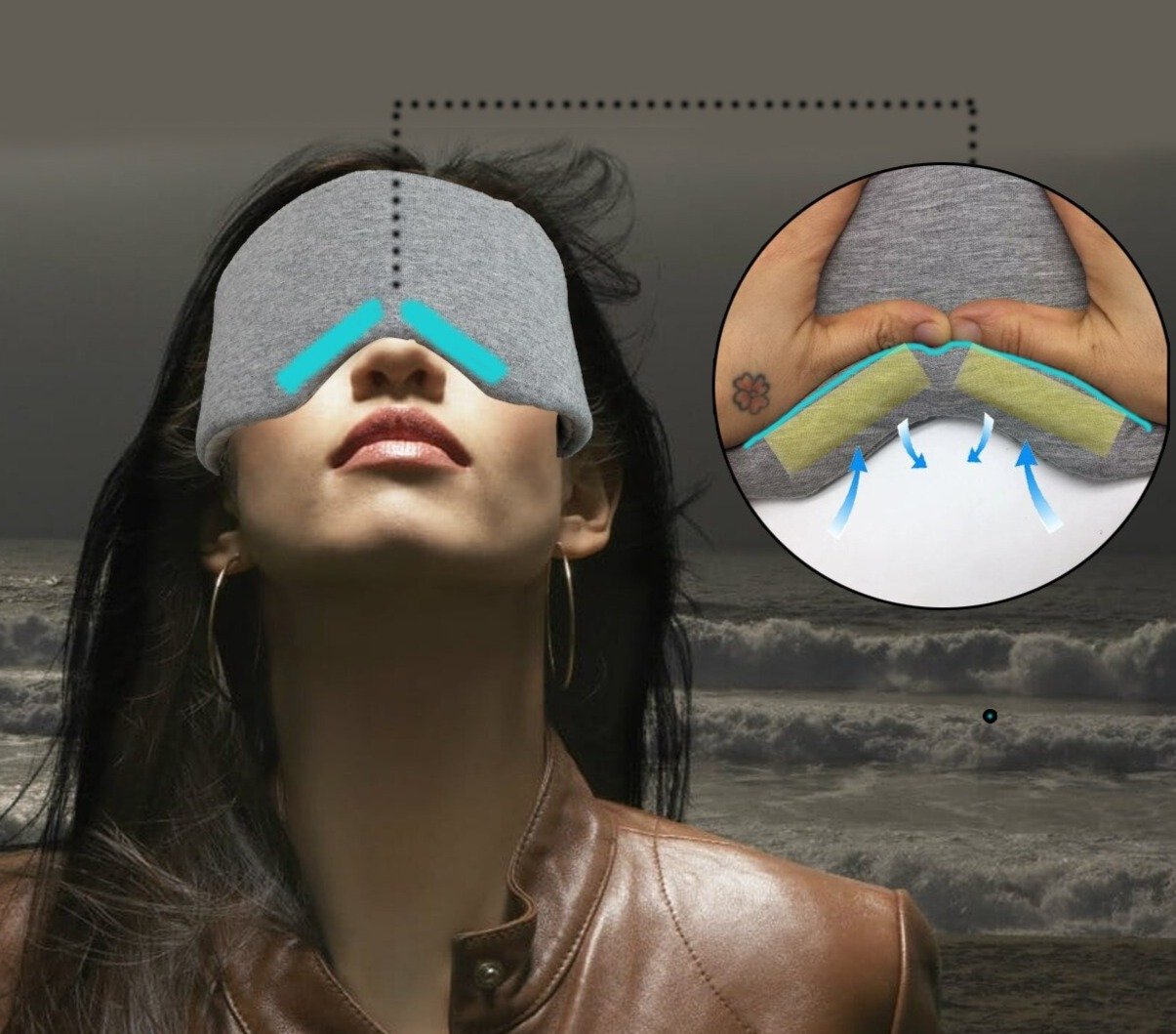 SomniWave Bluetooth-Schlafmaske mit kabellosen Kopfhörern | Lersk