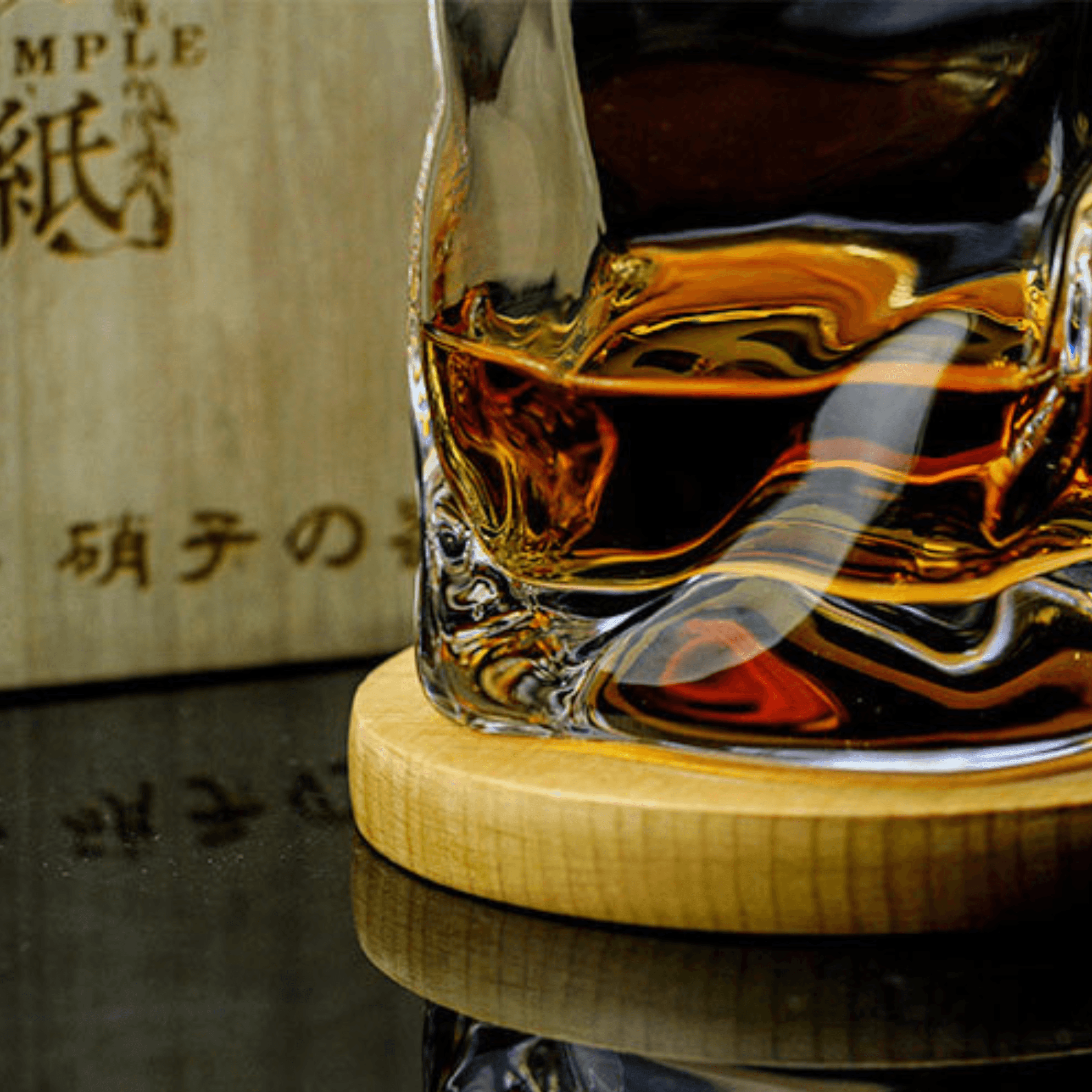 Kairo Glassworks Edo Kiriko Krøllet Whiskyglas Håndværker | Lersk