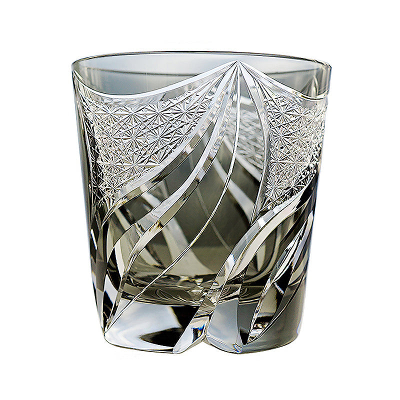 Kireno | Handcrafted Inkstone Flame Whisky Glass in Wooden Box | Lersk
