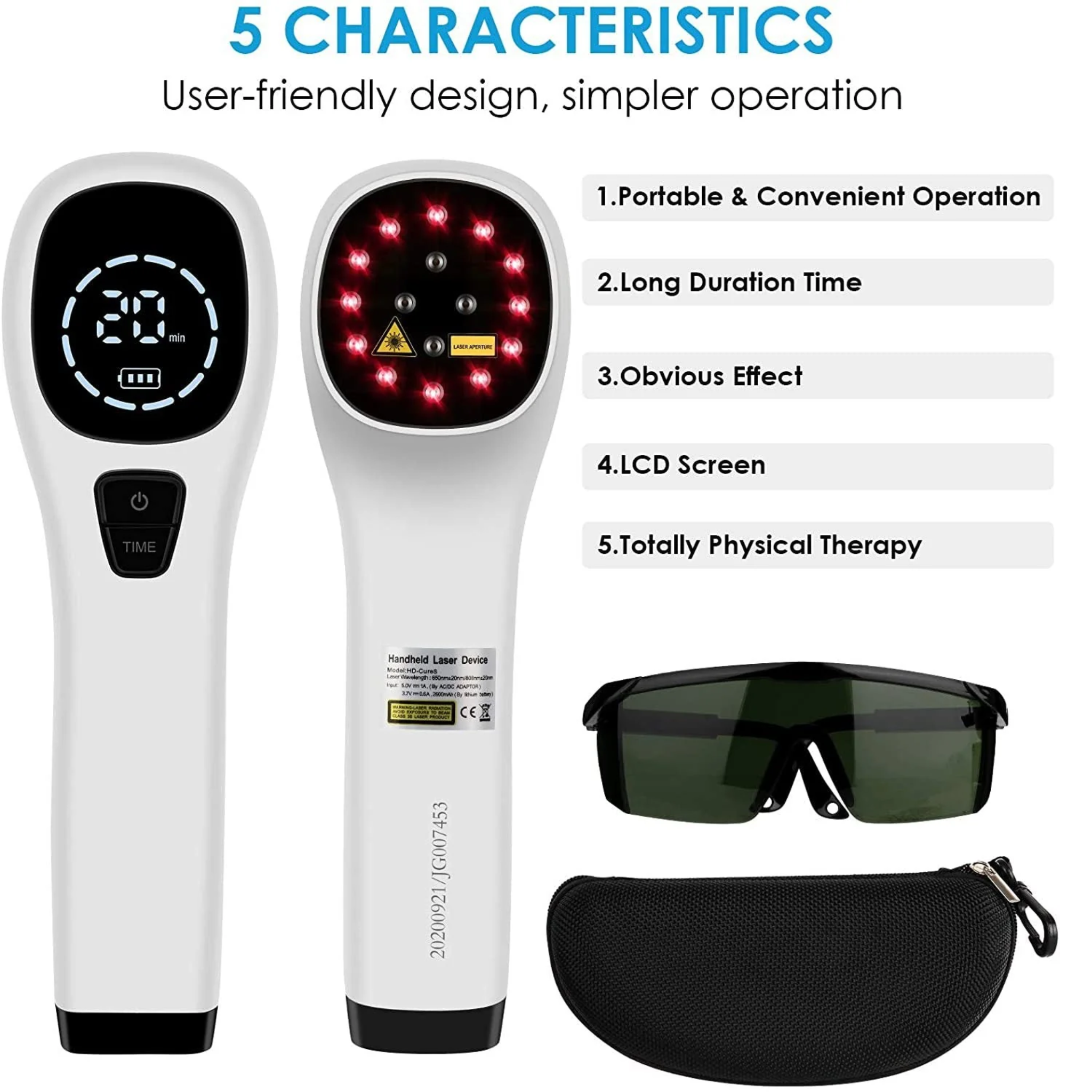 VitaRay Handheld Red Light Therapy Device for At-Home LLLT Five Minute Daily | Lersk