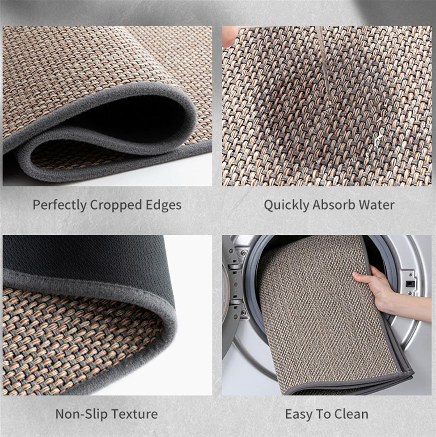 Felpudo Interior LumaWeave Antideslizante Lavable a Máquina Para Entradas de Alto Tráfico | Lersk