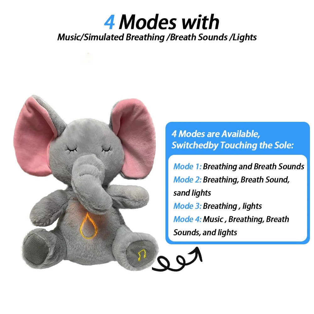 Baby Sleep Otter Plush Babies Calming Breathing Night Light | Lersk