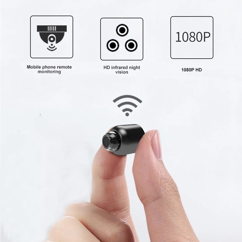 AeriCam Mini Skrytá Bezdrátová Špionážní Kamera WiFi S Detekcí Pohybu | Lersk