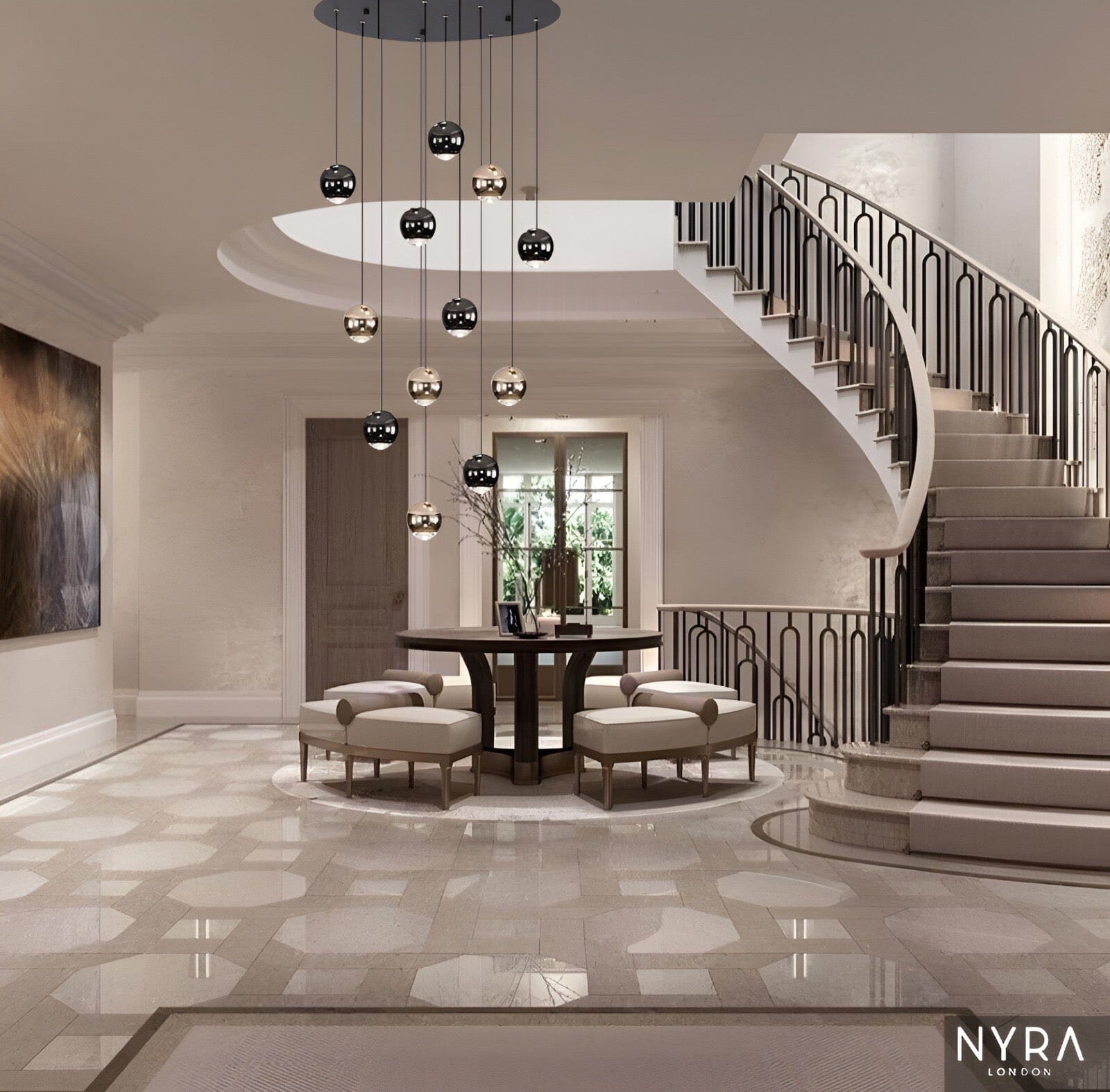 Avella Raindrop Glass Chandelier | Lersk