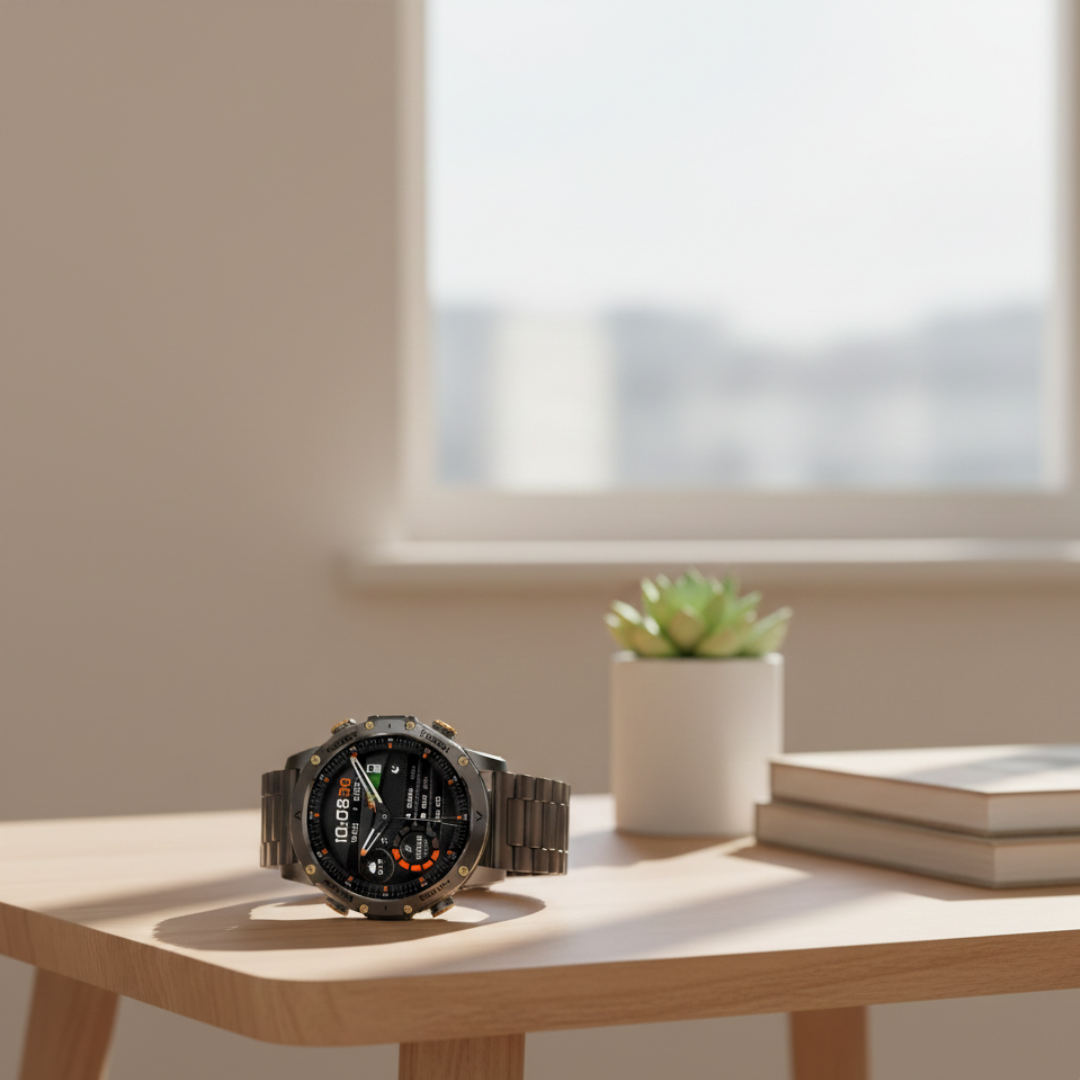 Robuste Outdoor-Smartwatch mit wasserdichtem taktischem Design und langer Akkulaufzeit | Lersk