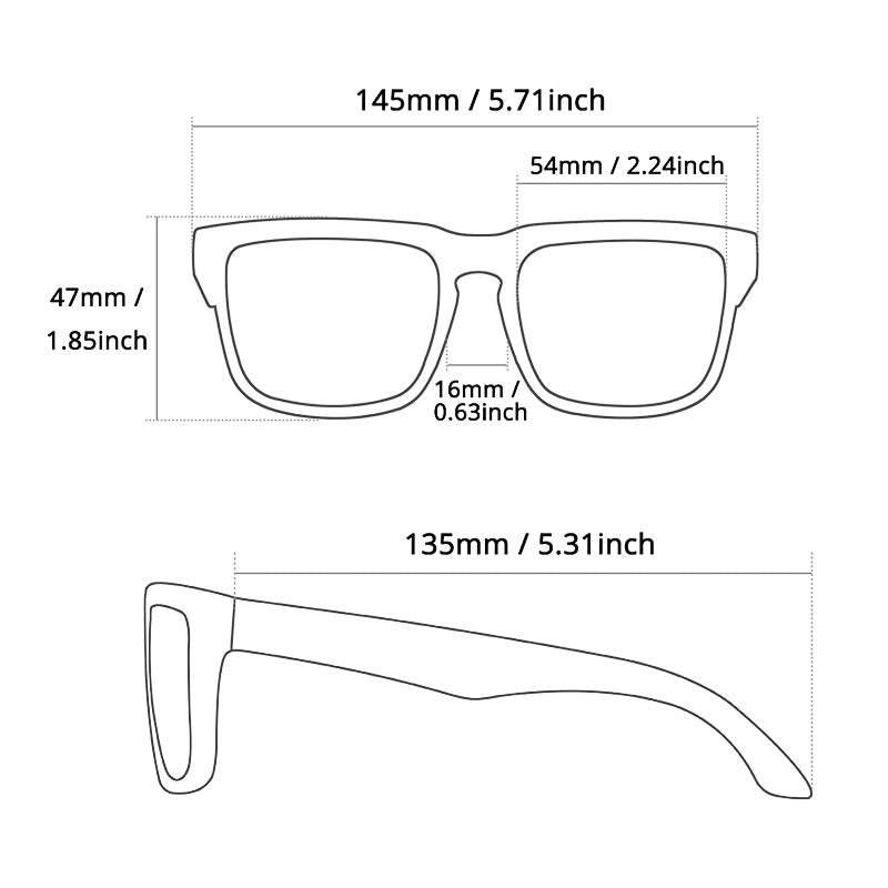 Lunettes de soleil polarisées UrbanGuard anti-lumière bleue pour motards | Lersk