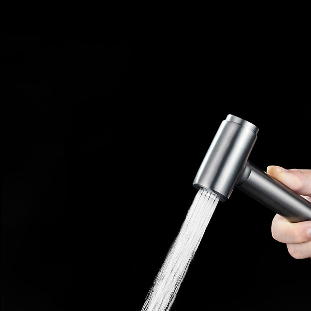 Gray Wall-Mount Bidet Kit with Handheld Sprayer | Lersk
