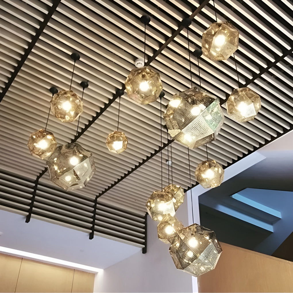 LichtDesign Geometrisk Rund Pendellampe Holdbar Metal Hjem | Lersk