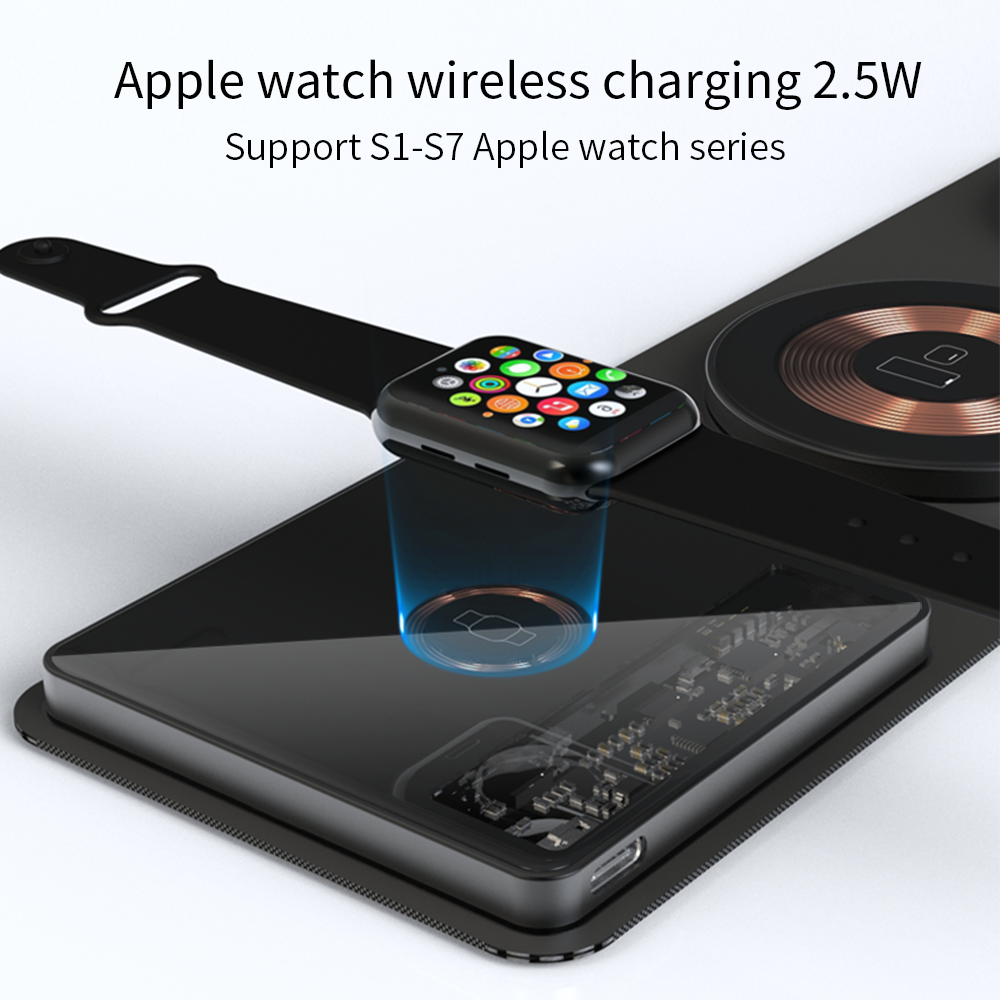 Nivio | 3-in-1 Fabric Storage and Wireless Phone Charger | Lersk