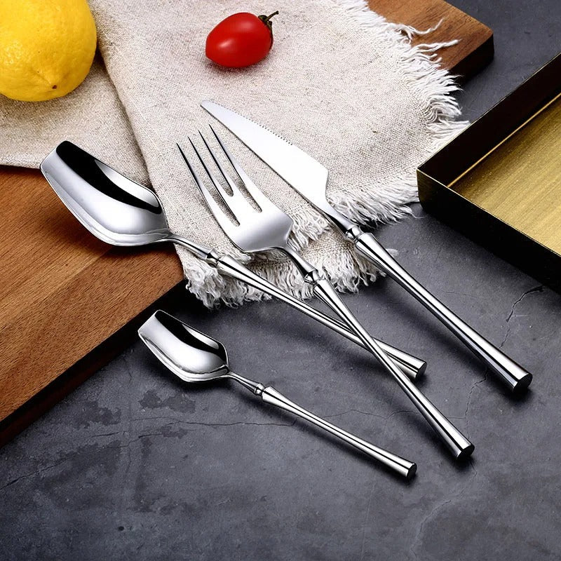 Marina Silver Cutlery Set in 18/10 Stainless Steel | Lersk