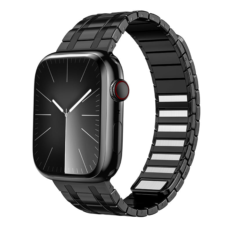 Alera | Cinturino magnetico in acciaio inox satinato per Apple Watch | Lersk