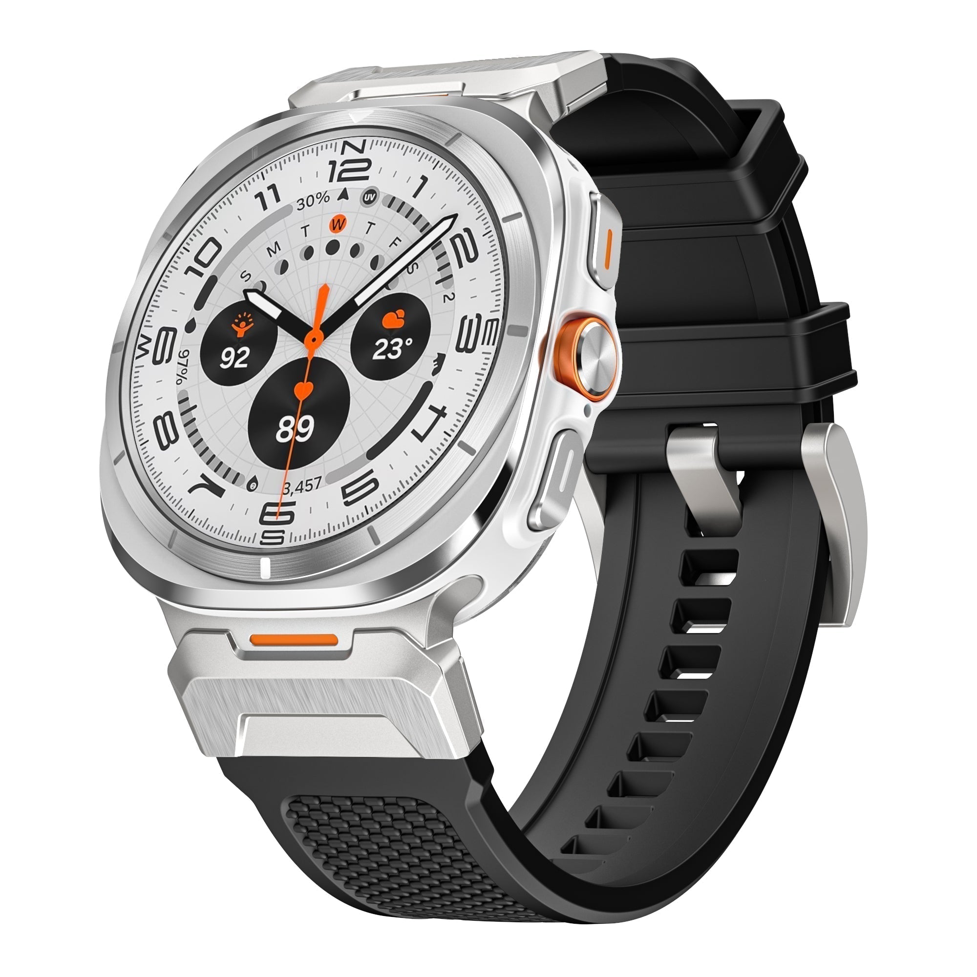 Rivara | FKM Tactical Rubber Strap For Galaxy Watch Ultra | Lersk