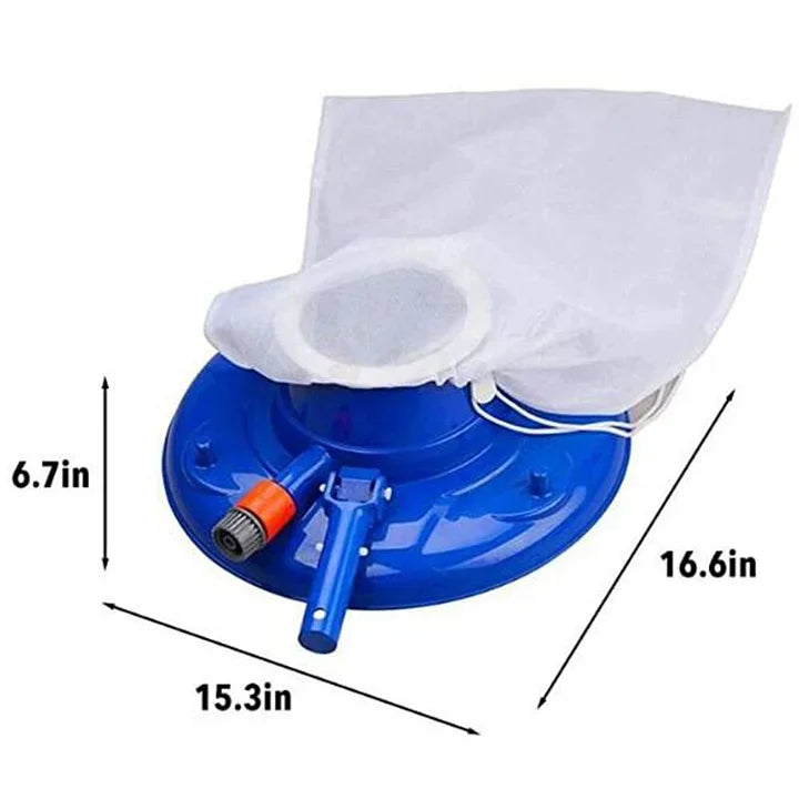 Large Pool Leaf Vacuum With Powerful Suction And Easy Maneuverability For Inground And Above Ground Swimming Pools | Lersk