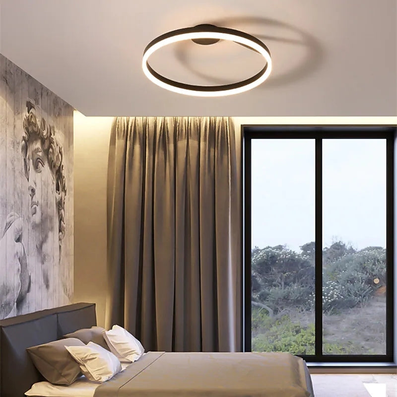 Plafonnier LED Cresta Gold pour salons et chambres | Lersk